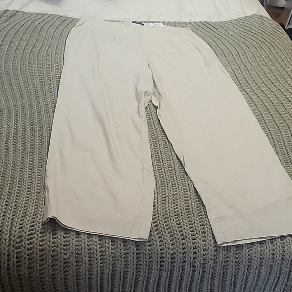 Alfani Wide leg  comfort waist ankle botanic affair size 14